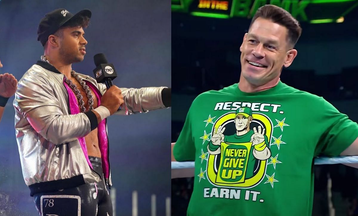 Max Caster (left) and John Cena (right)