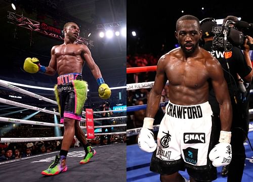 Errol Spence Jr (left), Terence Crawford (right)