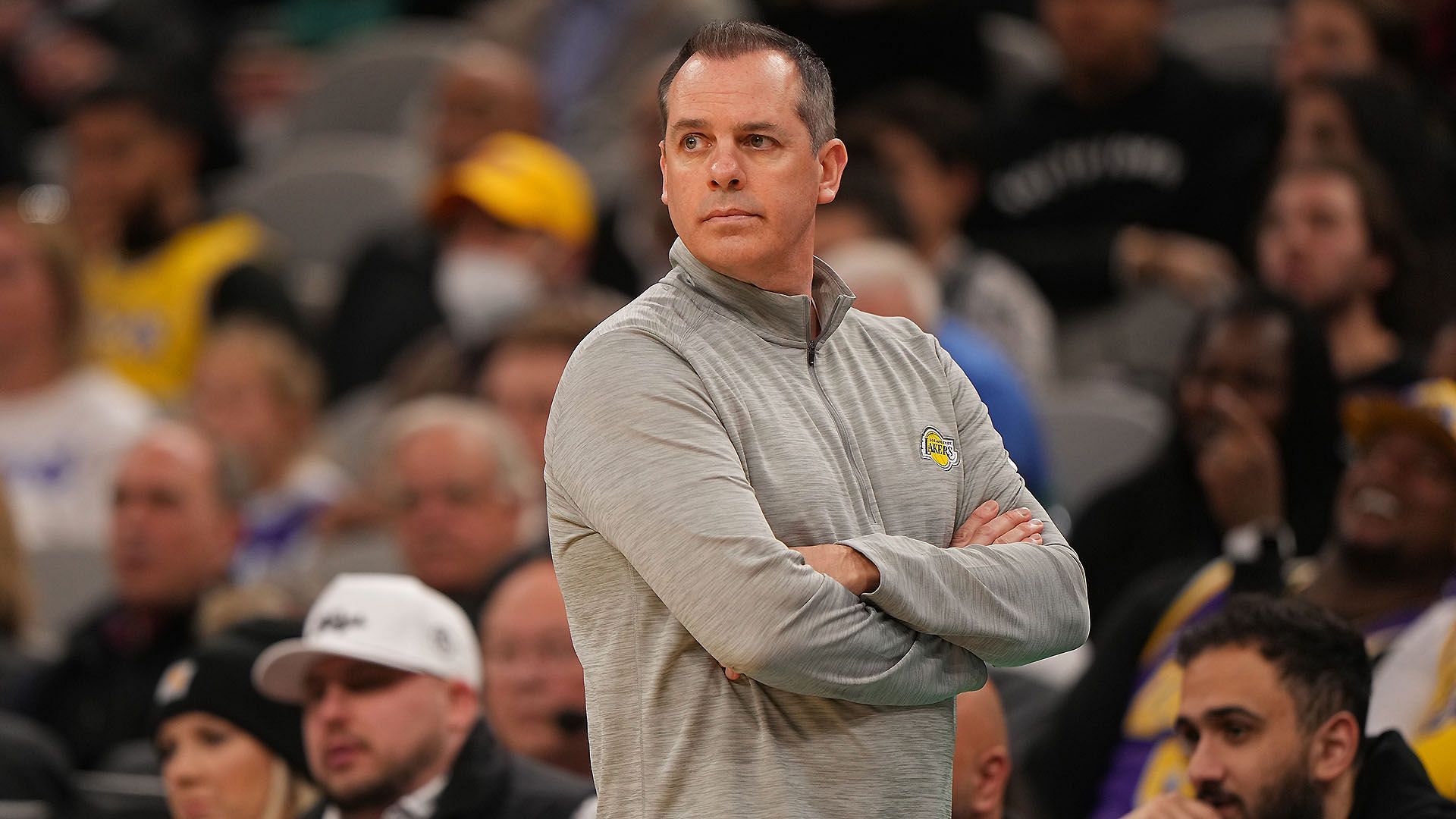 Frank Vogel with the LA Lakers