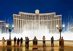 Watch: Fans catch first glimpse of NFL draft stage at the Bellagio Fountain in Las Vegas