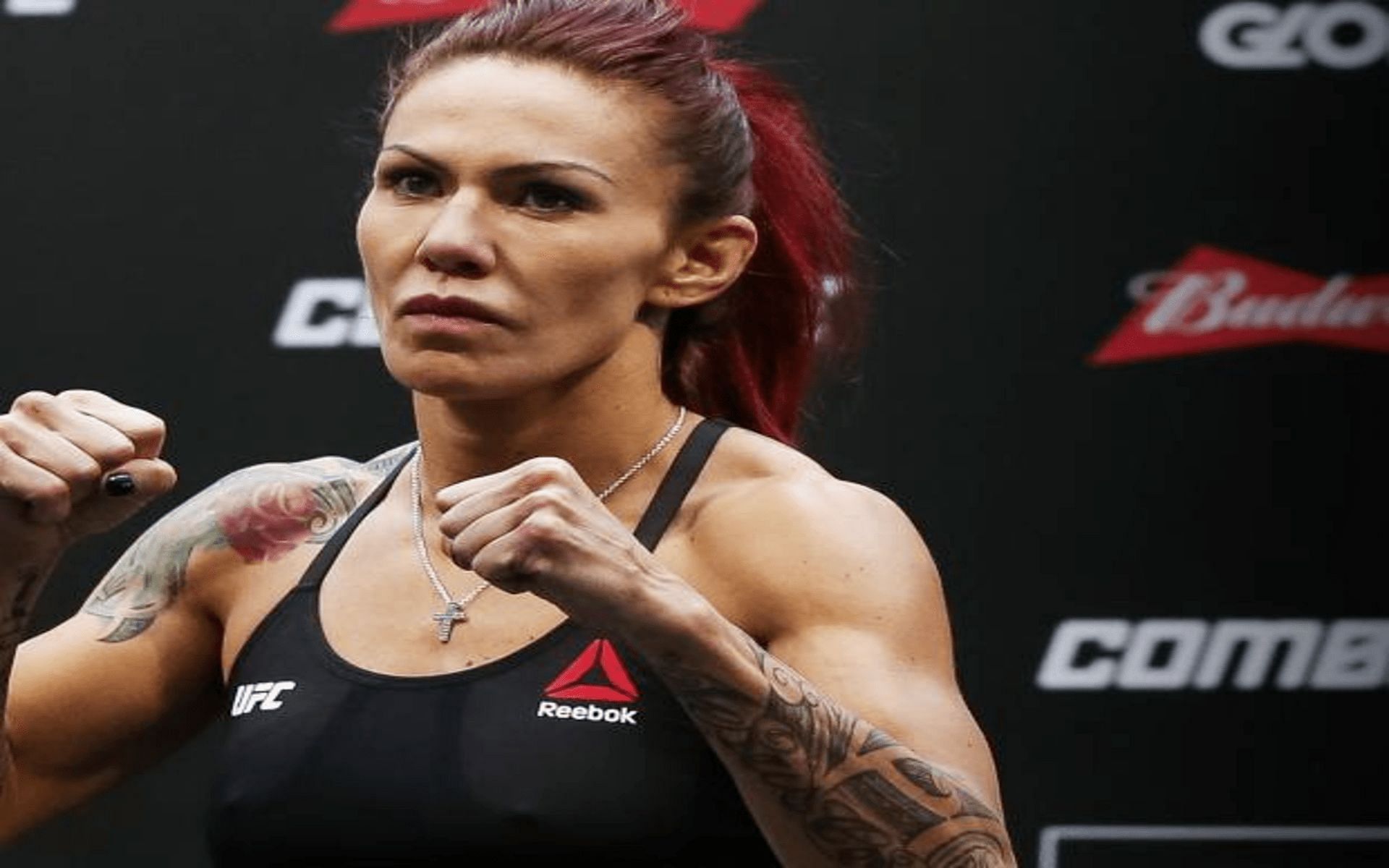 Cris Cyborg at UFC 198 weigh-in, via UFC