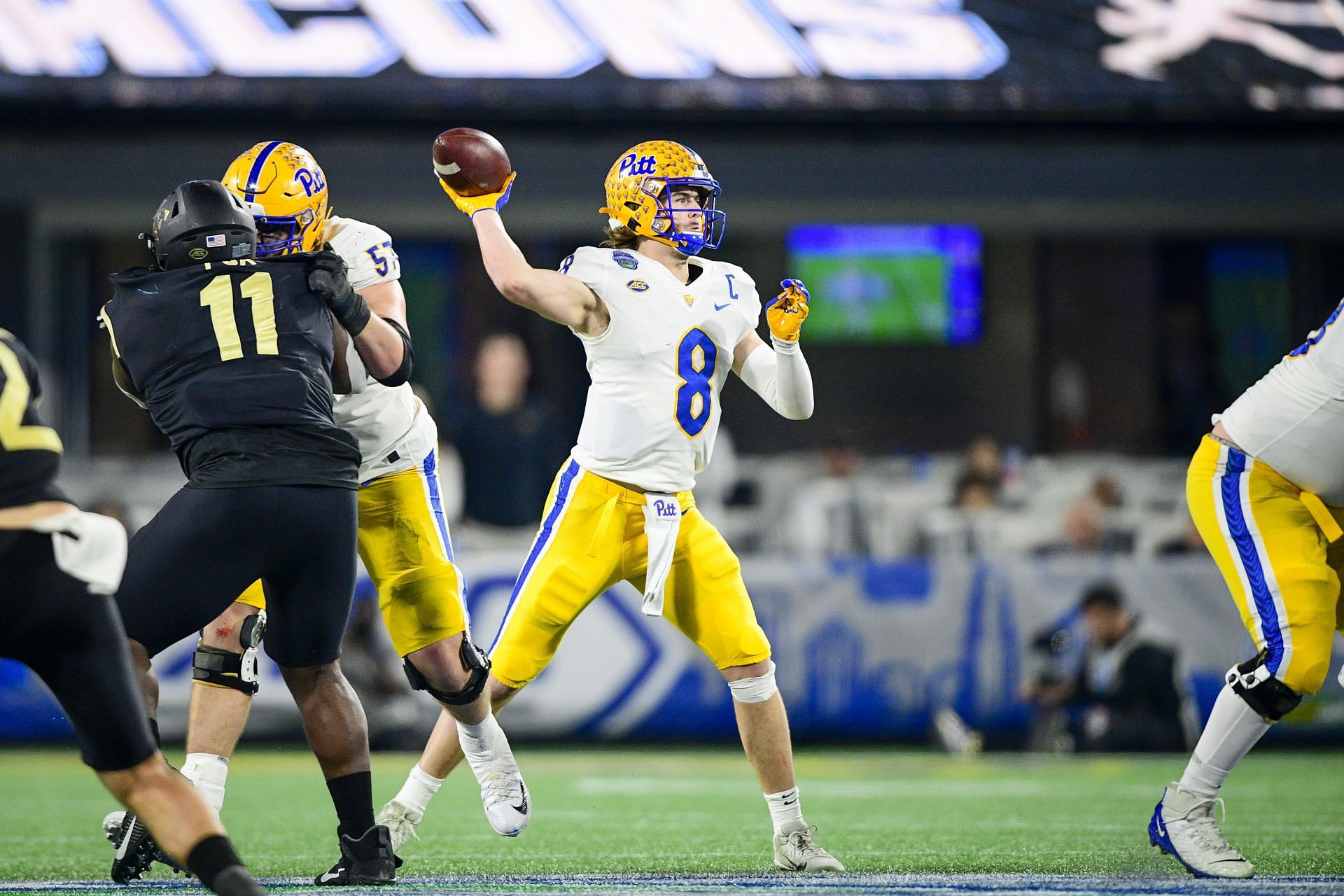 FOX Sports: NFL on X: STAYING HOME! With the 20th overall pick, the @ steelers select @Pitt_FB QB @kennypickett10! 