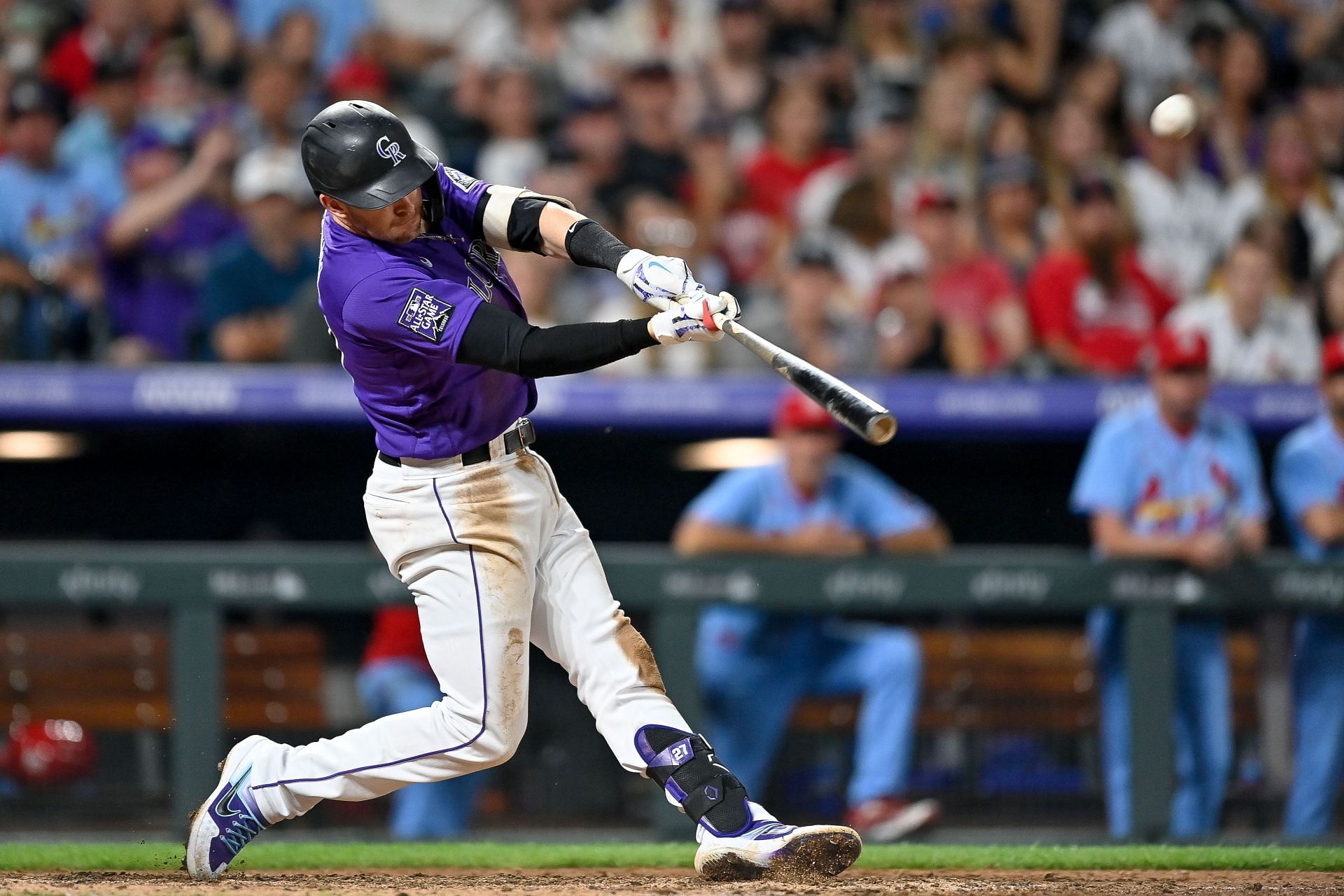 Trevor Story obliterating a ball