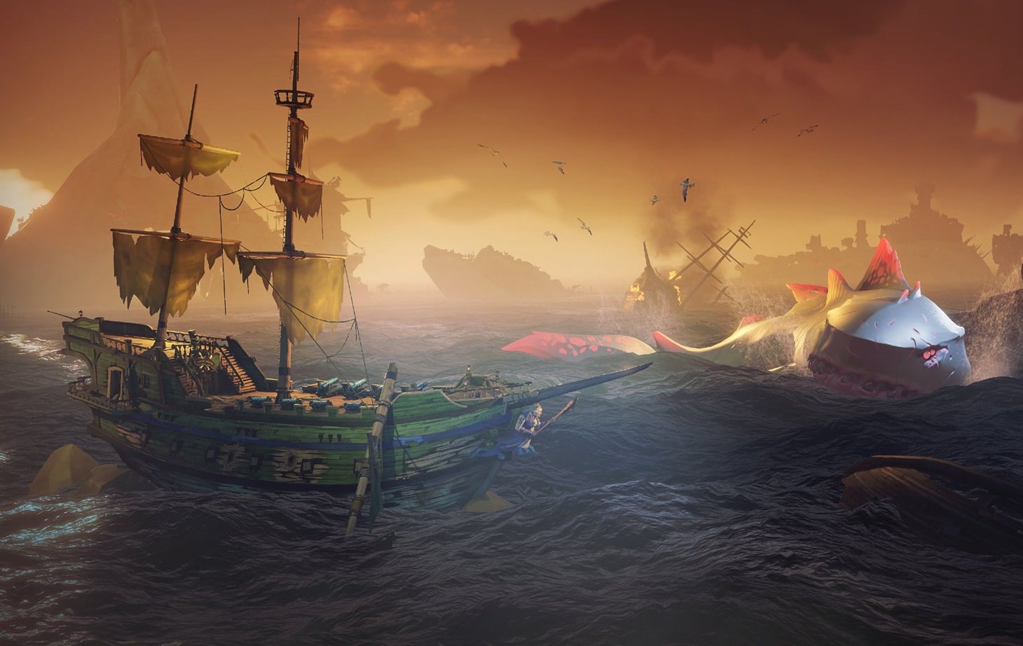 Initial Ritual How to defeat Shrouded Ghost in Sea of Thieves