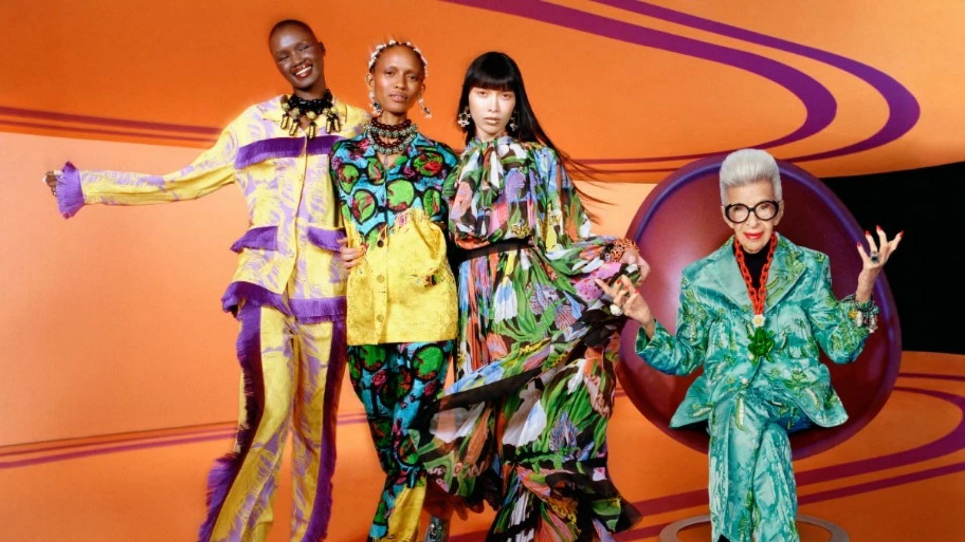 Newly launched Iris Apfel x H&amp;M collection (Image via H&amp;M)