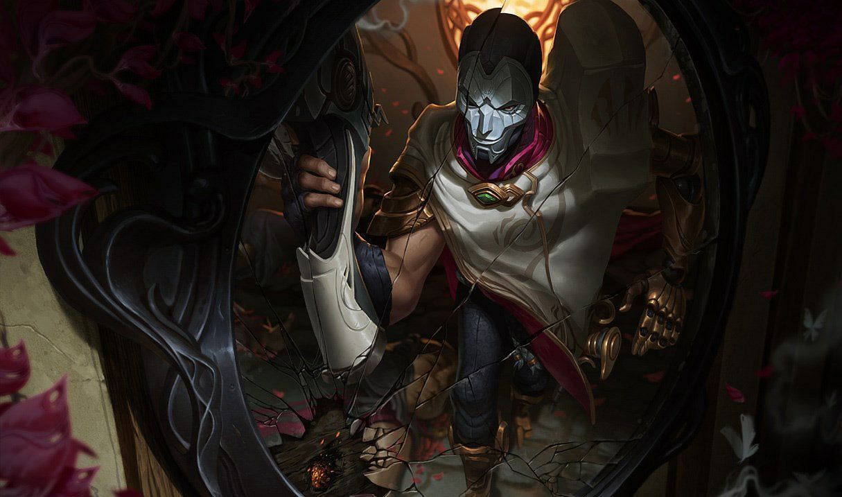 Jhin&#039;s entire kit allows him to play very safe which makes it hard for Jinx to land a counter-play (Image via League of Legends)