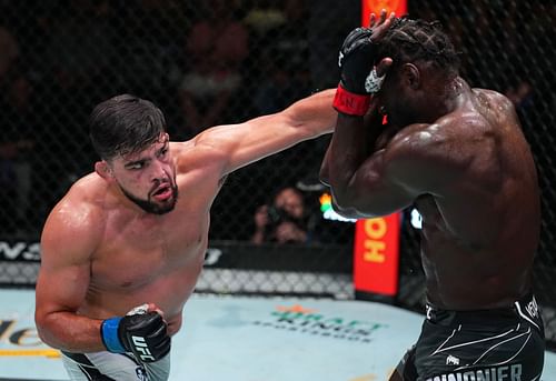 UFC Fight Night: Cannonier v Gastelum, Kelvin Gastelum (left), Jared Cannonier (right)