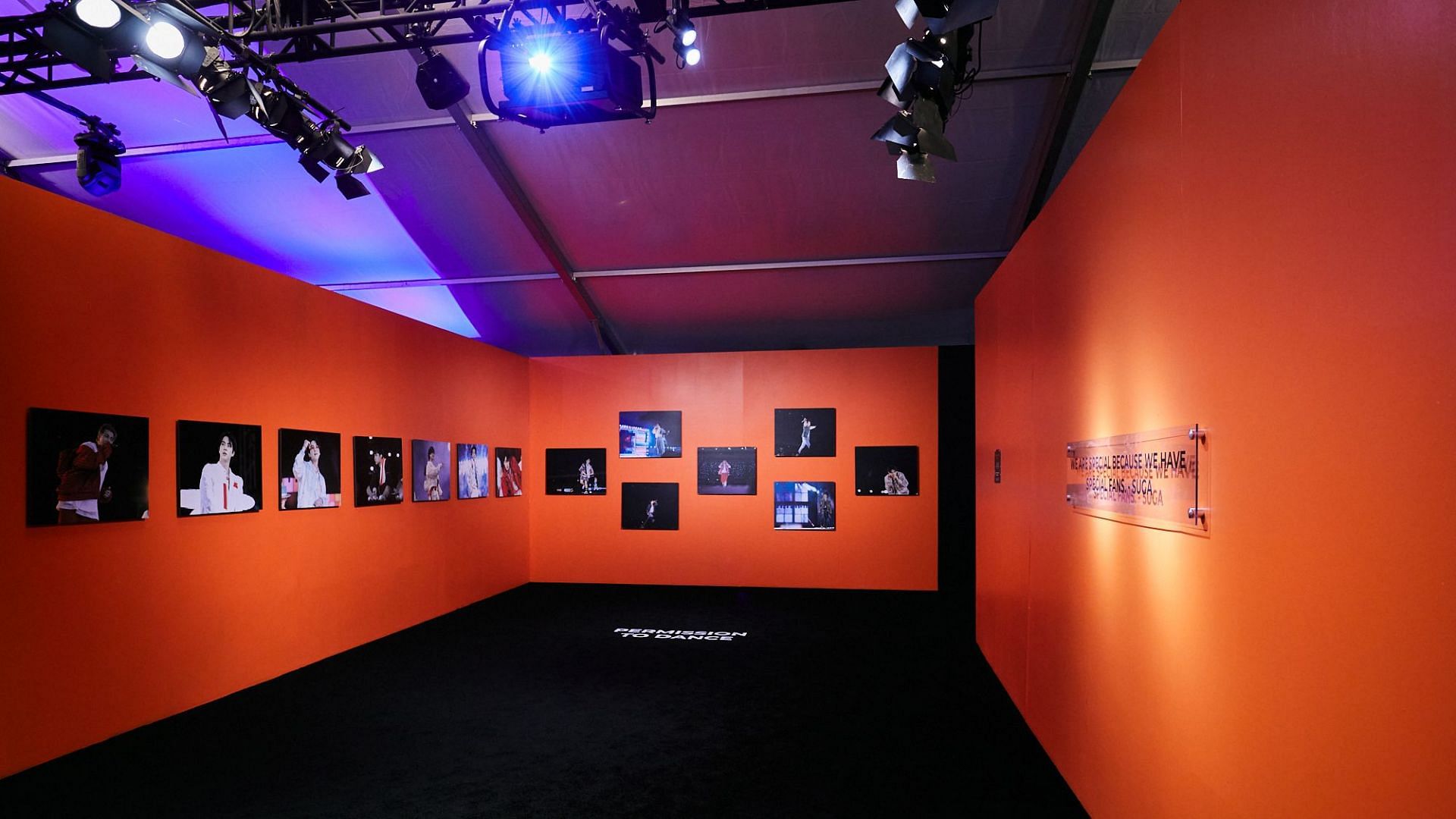 PTD photo exhibition, Behind The Stage (Image via HYBE Corp.)