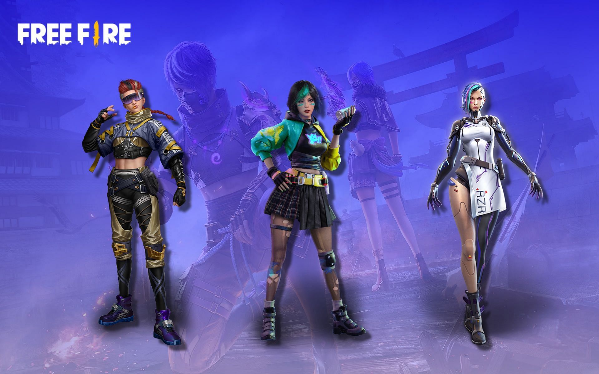 Best female characters in Free Fire (Image via Garena)