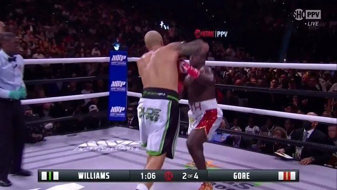 Frank Gore delivers epic knockout to win pro boxing debut