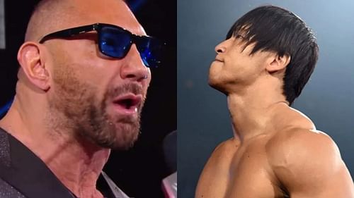 An AEW star has channeled their inner Batista to challenge Kota Ibushi