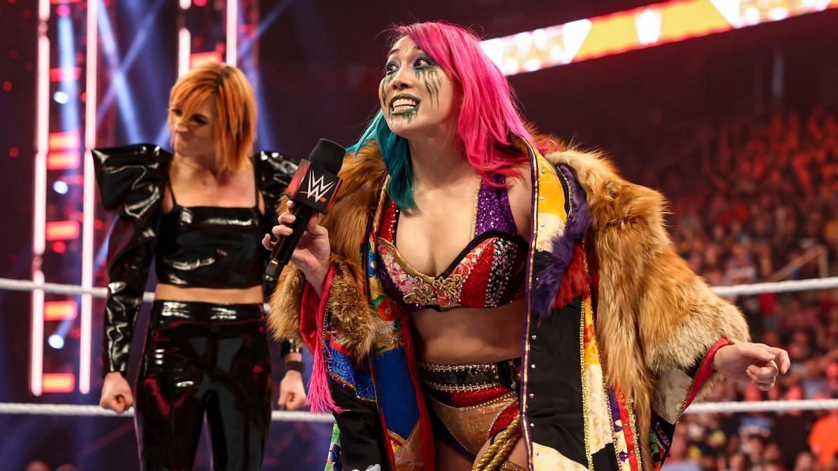 Asuka returned in a segment with Becky Lynch