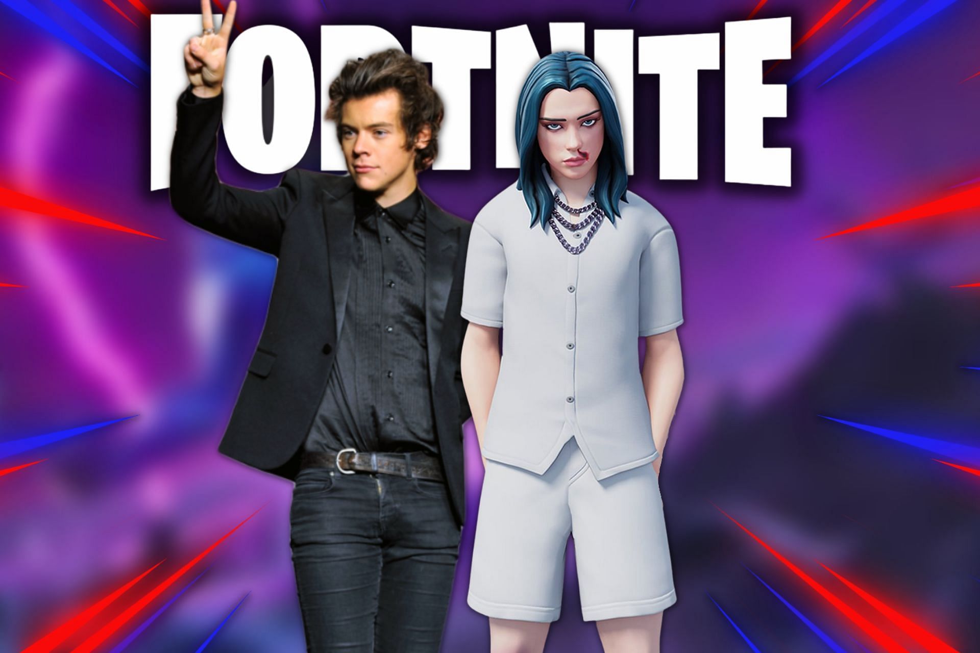 Billie Eilish and Harry Styles might be added to Fortnite during Chapter 3 Season 2 (Image via Sportskeeda)