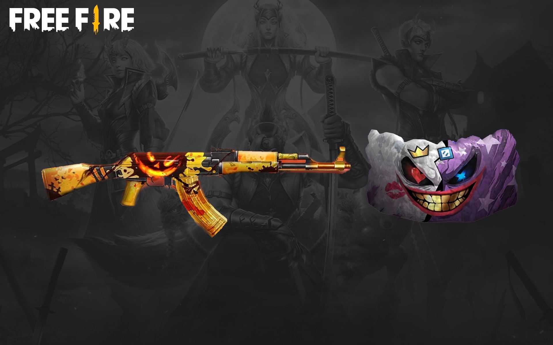 Skins for a variety of items are provided via Free Fire redeem codes (Image via Sportskeeda)