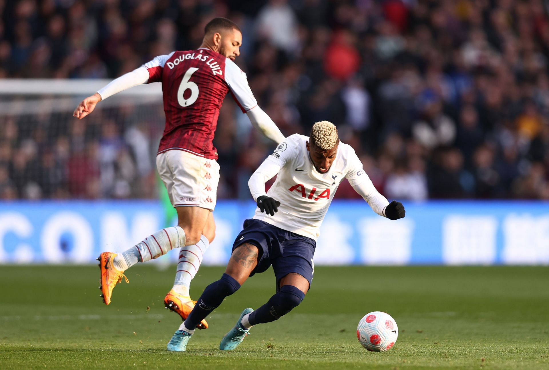 Douglas Luiz (left) is wanted at the Emirates.