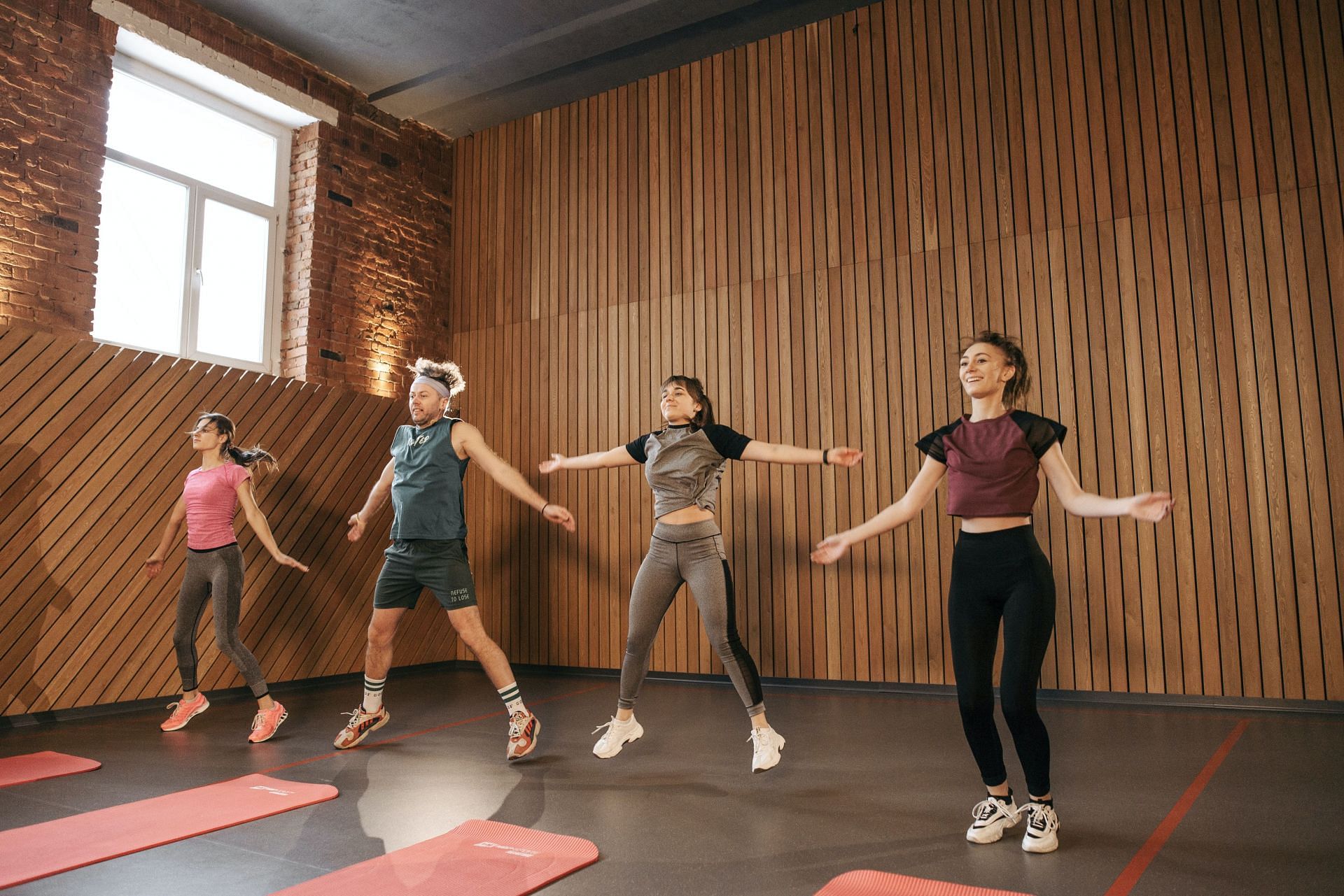 Jumping jacks are one of the best cardio exercise to do at home (Image via pexels/Pavel Danilyuk)