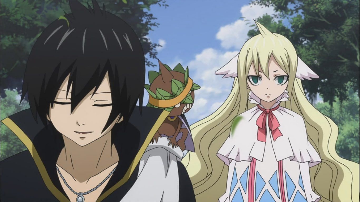 Zeref (left) and Mavis (right) as they appear in Fairy Tail (Image via A-1 Pictures) Subaru as he appears in &#039;Re:Zero&#039; (Image via White Fox)