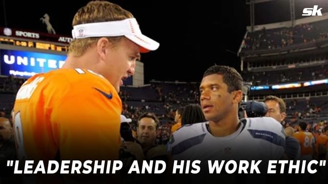 Peyton Manning reveals how he's been helping Russell Wilson adjust to life in Denver