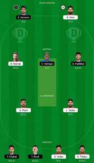 DC vs RR Dream11 Fantasy Tip #1