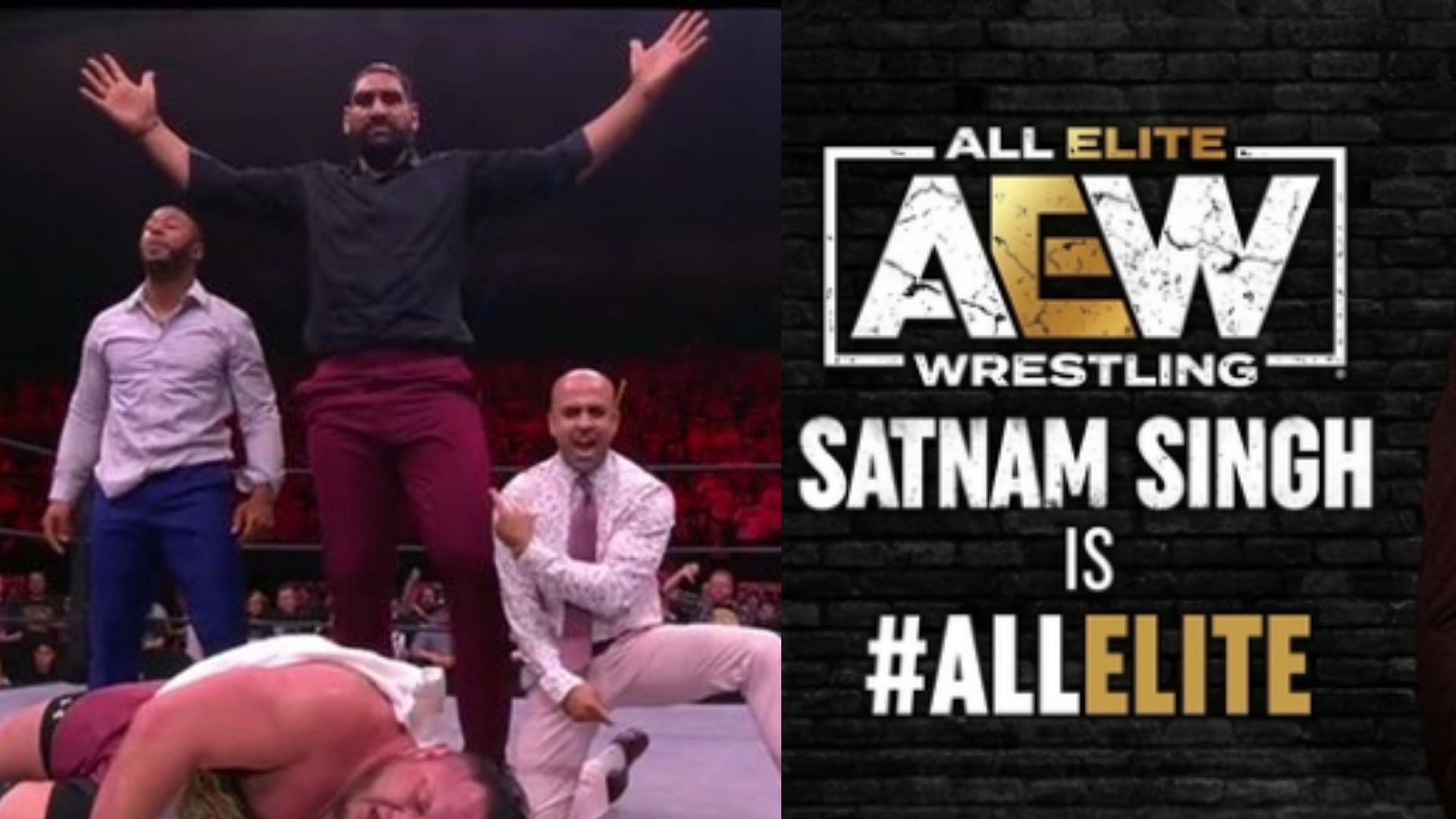 Satnam Singh just made his AEW Dynamite debut
