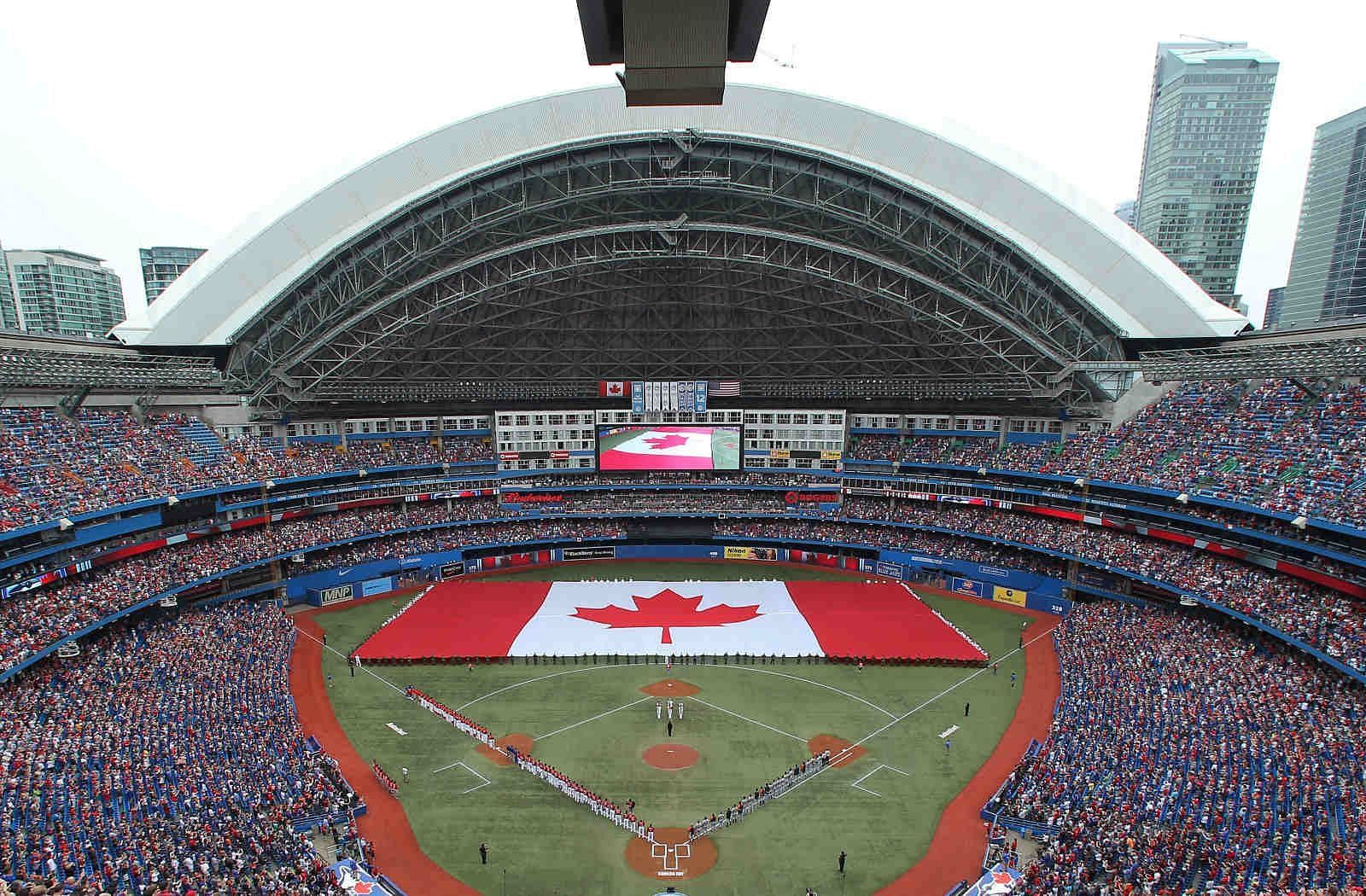 Rogers Centre, home of the Toronto Blue Jays, Toronto, Canada.