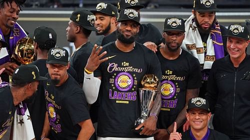 LeBron James has four NBA championships. (Photo: Action Network)