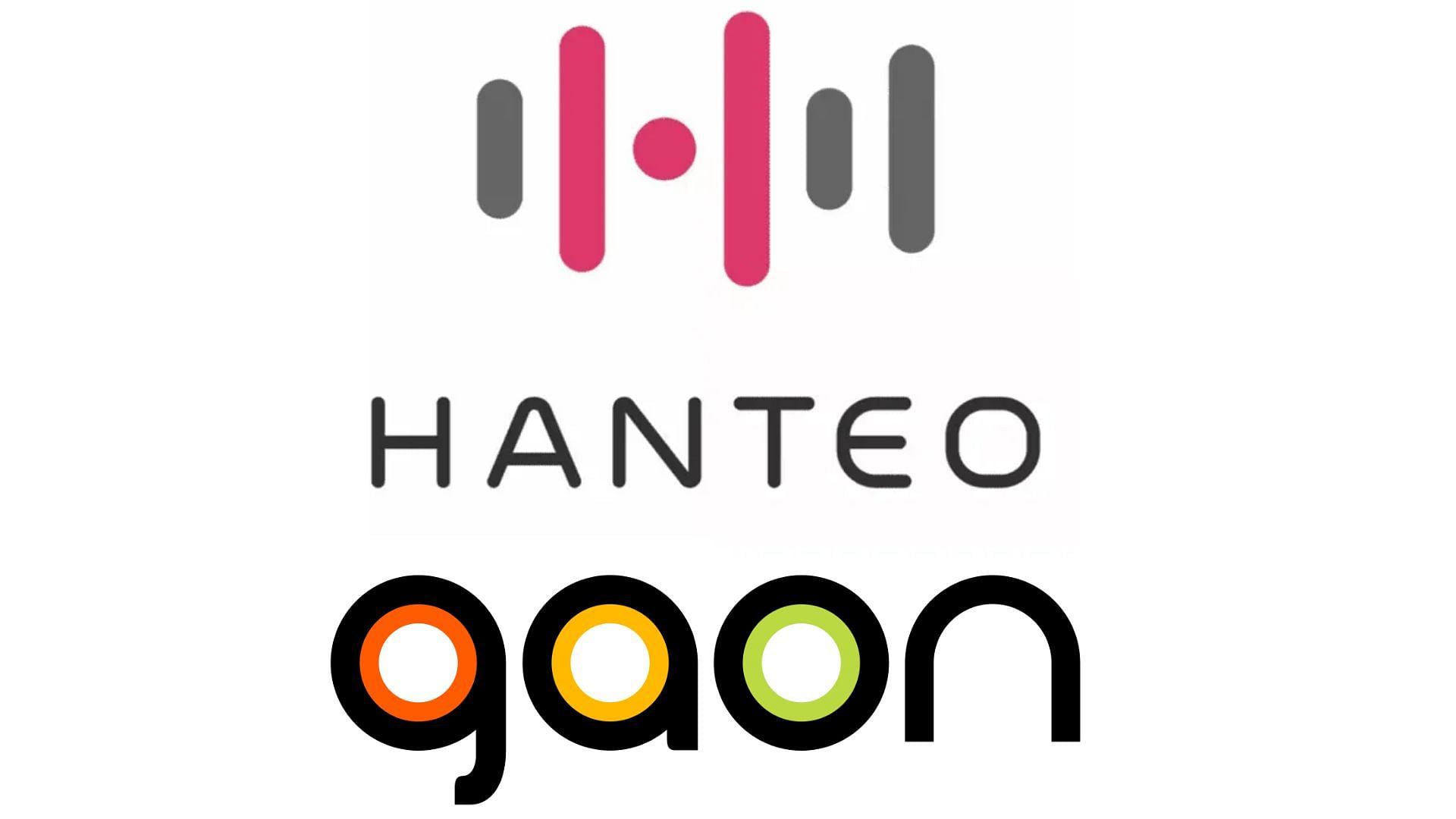 The logos for Hanteo and Gaon charts (Images via Hanteo chart and Gaon chart websites)