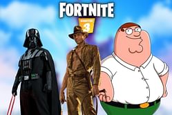 Fortnite Chapter 3 Season 3 leaks: Darth Vader, Family Guy Collab, Indiana Jones skin, and more