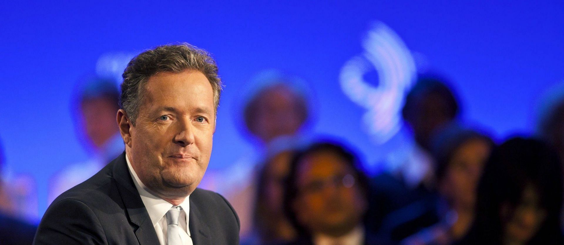 Piers Morgan alleged Donald Trump walked off set during a talk TV interview (Image via Ramin Talaie/Getty Images)