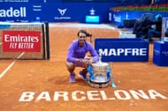Rafael Nadal after winning the Barcelona Open 2021