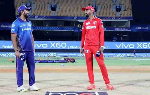 Can Rohit Sharma(left) inspire MI to their first win of the season against KL Rahul(right)'s side?