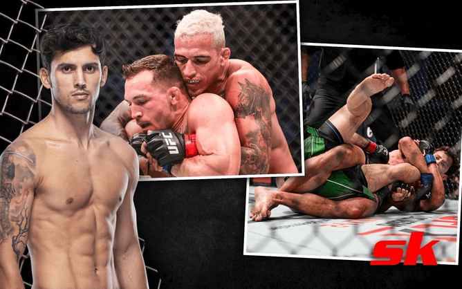 "I'll be taking that place sometime soon" - Claudio Puelles says he will replace Charles Oliveira as the best grappler in the lightweight division