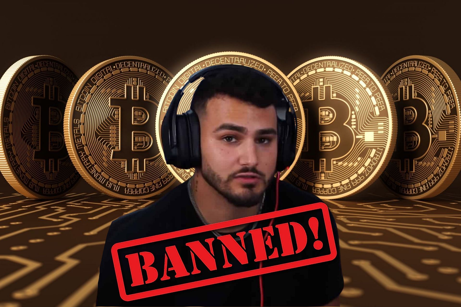 Fedmyster&#039;s Twitch account has been banned after being hacked by a crypto scam (Image via Sportskeeda)