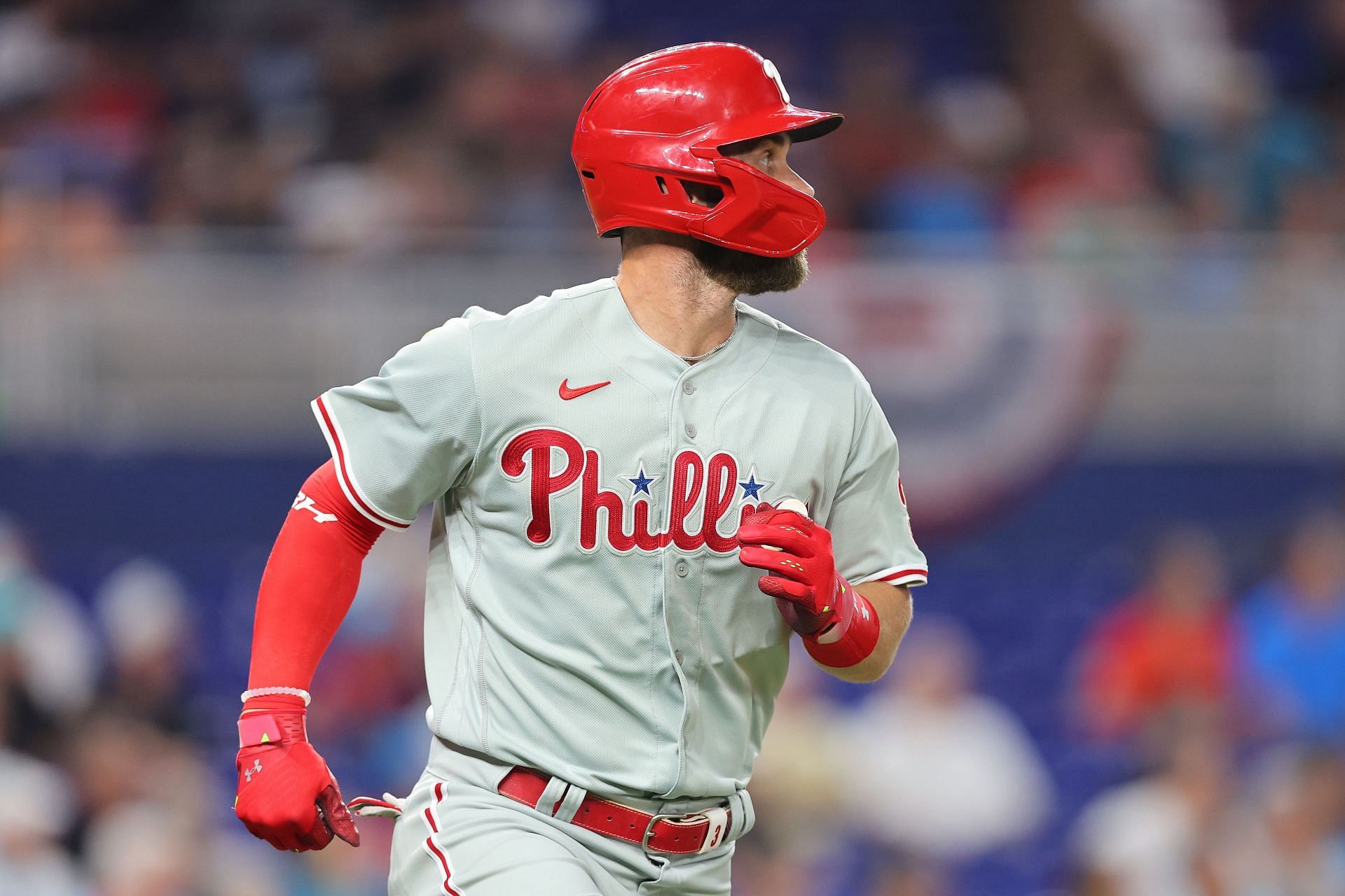 Phillies slugger Bryce Harper unlikely to return to outfield this season