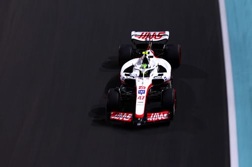 Haas F1's Mick Schumacher in action during the 2022 Saudi Arabian GP race weekend (Photo by Lars Baron/Getty Images)