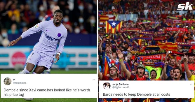 "Better than Mbappe, different gravy, our best player" - Barcelona fans react as Ousmane Dembele continues scintillating form during win against Levante