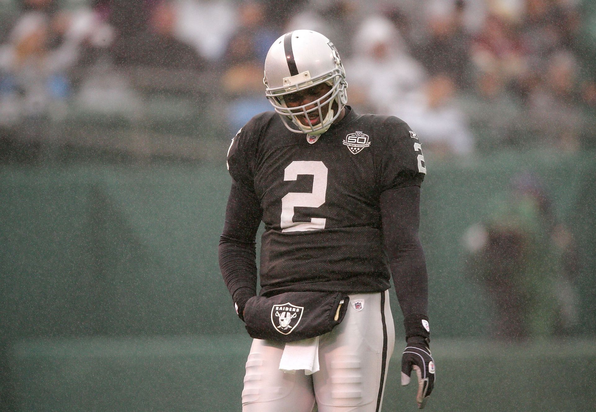 Oakland Raiders quarterback JaMarcus Russell