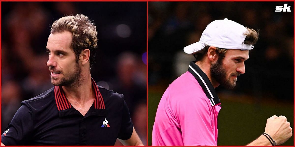 Gasquet (L) and Paul (R) will face off in Estoril