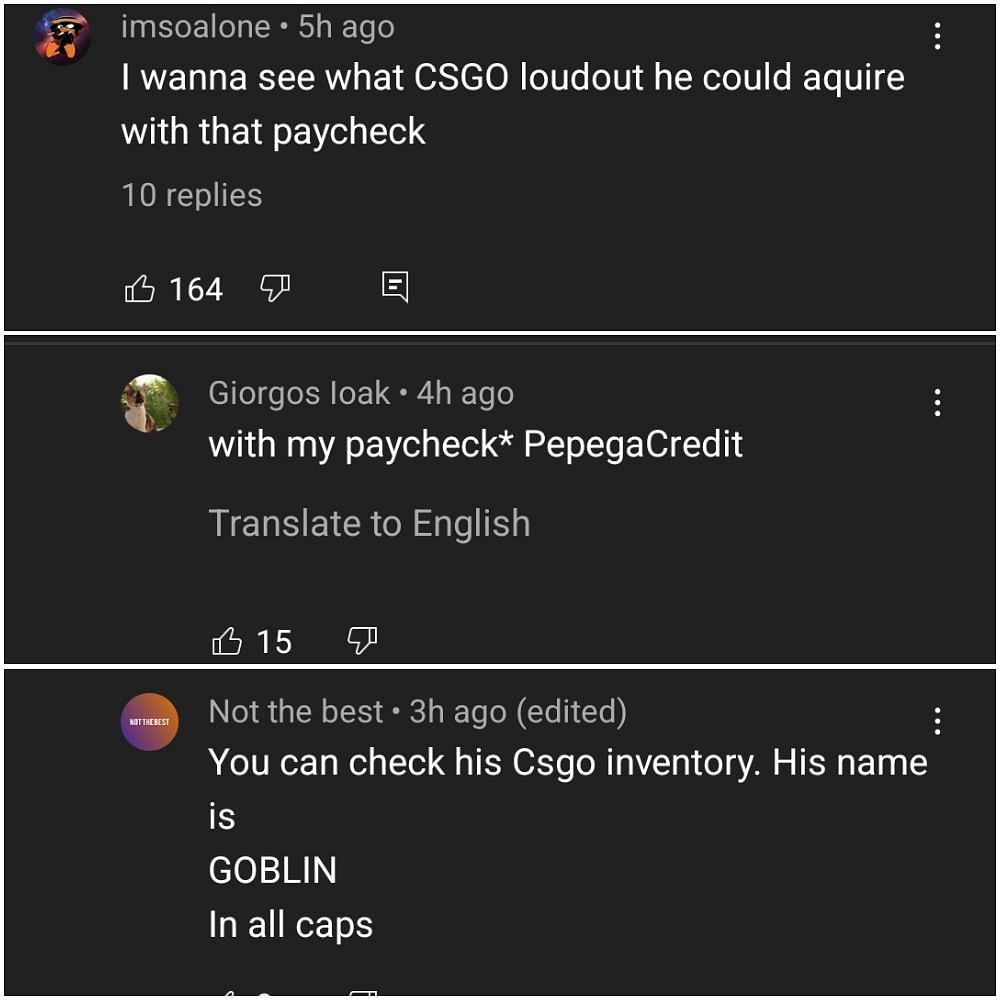 Has the streamer spent some cash on CSGO? Survey says "yes" (Image via xQc Clips/YouTube)