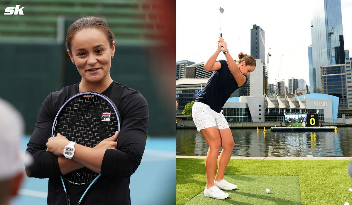 Ashleigh Barty will be playing an golf exhibition event.