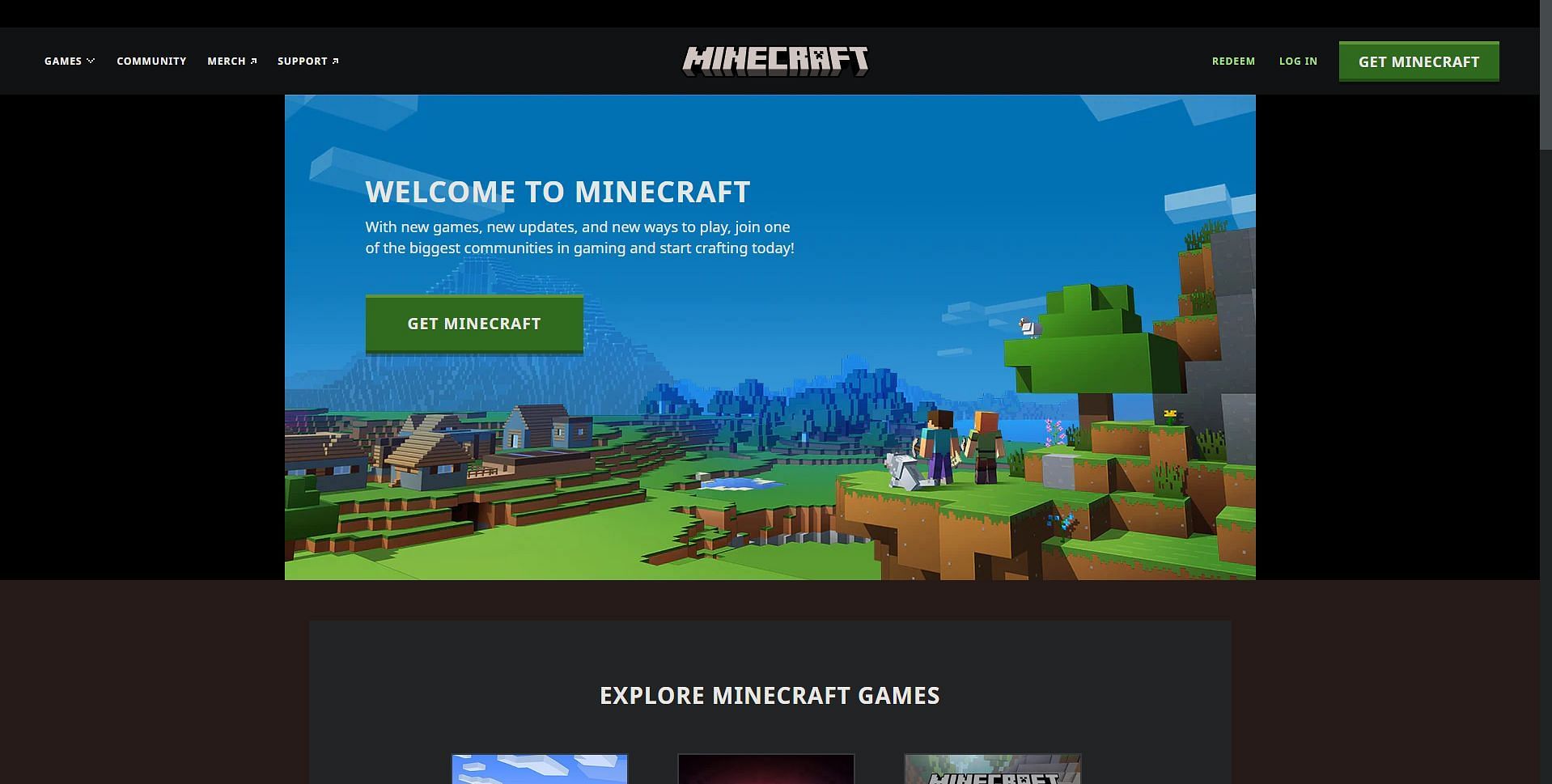 Get latest version of the official launcher(Image via Mojang)