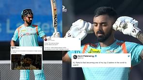 "Ye taufa humne khudko diya hai!" - Fans erupt as KL Rahul punishes MI with century in 100th IPL game