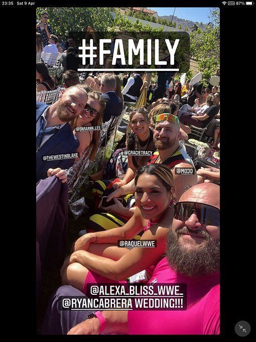 Photo] Several current and former WWE Superstars attend Alexa Bliss' wedding