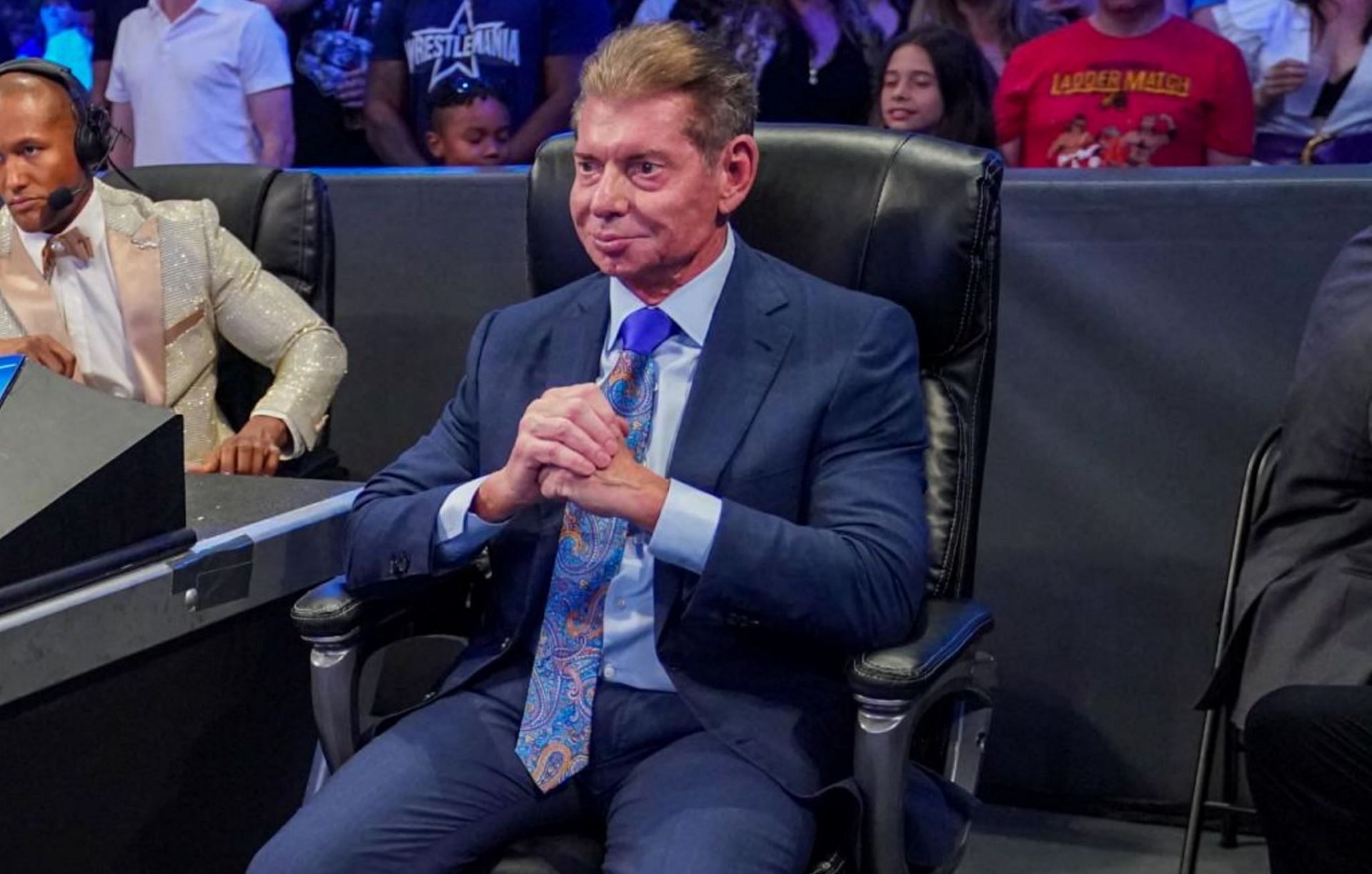 Vince McMahon competed at WrestleMania 38