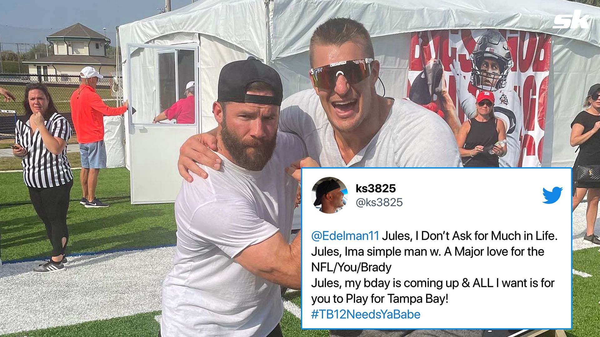 NFL fans on Twitter implore Julian Edelman to play with Tom Brady in Tampa Bay