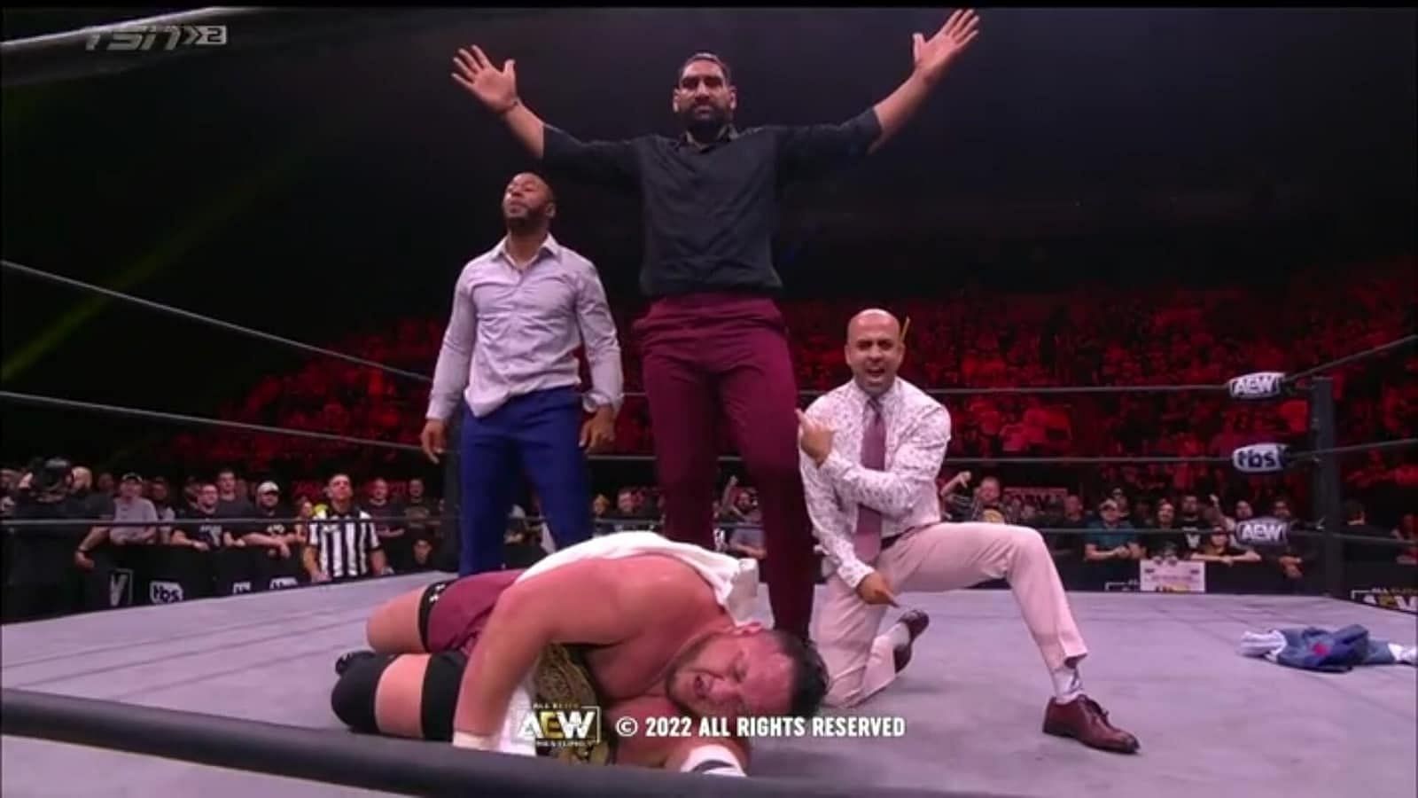 Satnam Singh debuted at AEW Dynamite this week!
