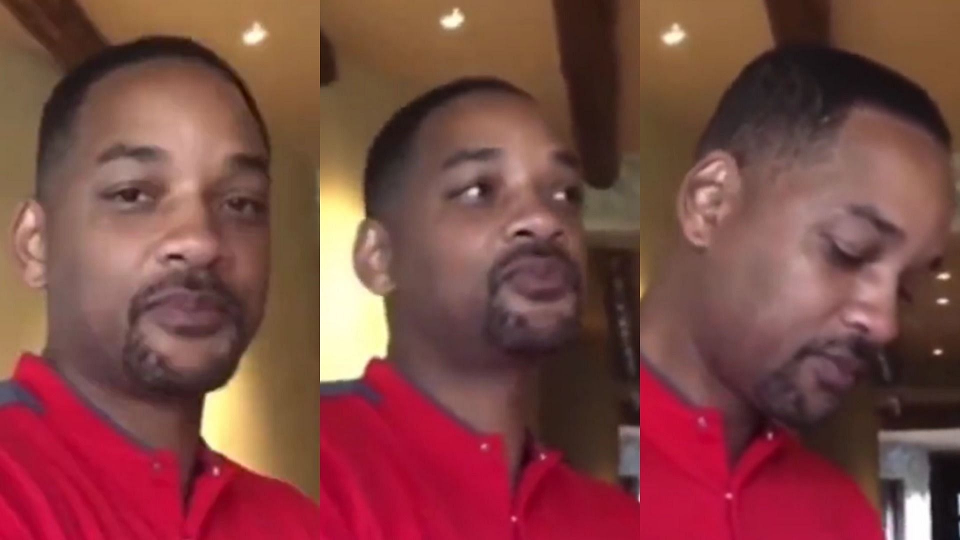 Video of Will Smith pleading with his wife goes viral on social media (Image via Twitter/swxxtsande)