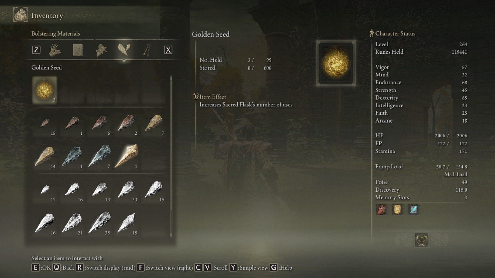 Golden Seed can allow players to obtain one extra health flask in the early game (Image via Elden Ring)