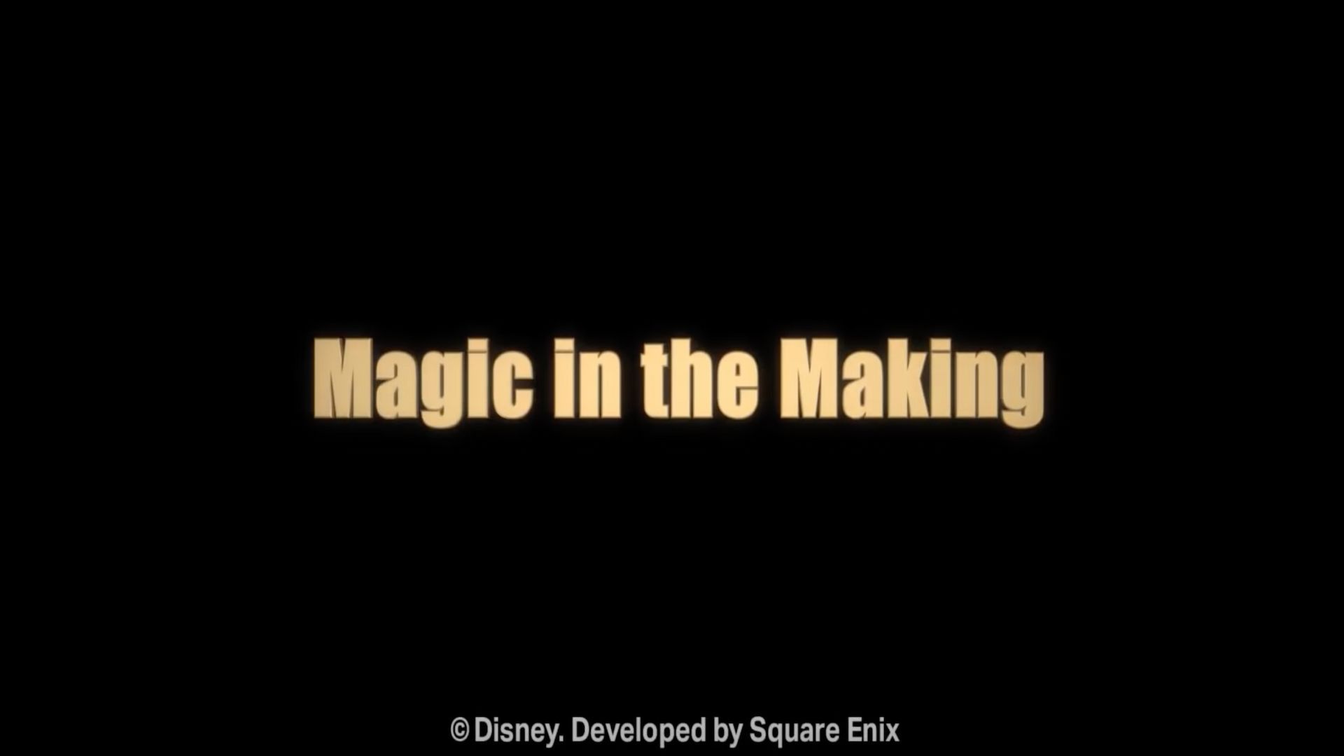 The trailer features the message of &quot;Magic in the Making&quot; letting players know there is no set release date yet (Image via Square Enix)