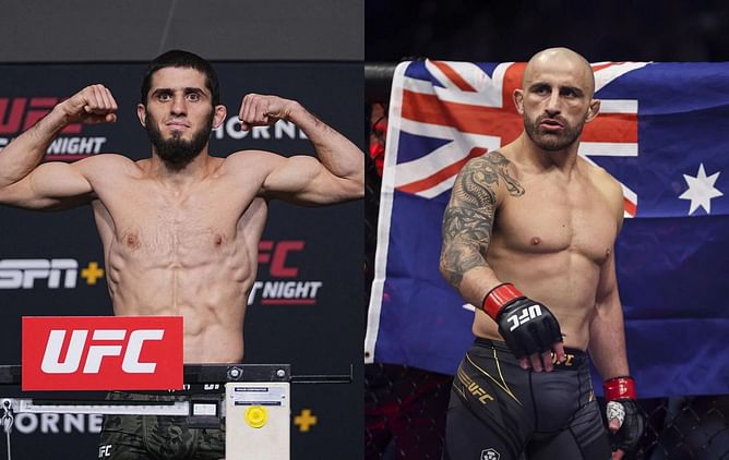"Hold your horses cowboy" - Islam Makhachev tells Alexander Volkanovski to focus on his own division, claims right to lightweight title shot